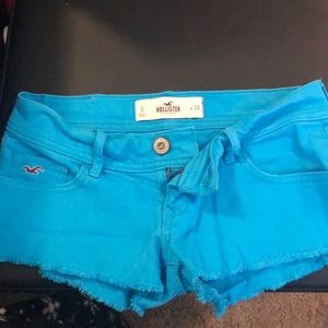 Hollister shorts. Worn once. Size 0/24